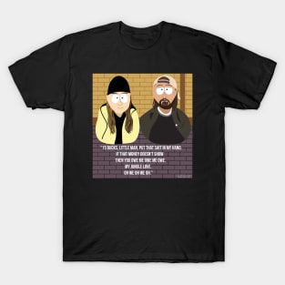 Jay and Silent Bob SouthPark Cartoon Mash-Up T-Shirt